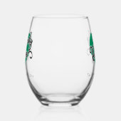 Schattigee Familie reünie toevoegen naam datum Wijnglas Zonder Voet (Links)