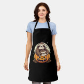 Schattigee familie van luiaards Essential T-Shirt Schort (Gedragen)