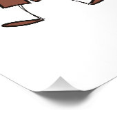 Schattigee familie van vier perfect poster (Hoek)