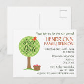 Schattigee familiereünie briefkaart (Voorkant / Achterkant)