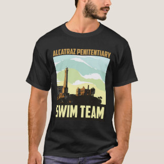 Schattigee Fancy Alcatraz Penitentiaire Zwemteam H T-shirt