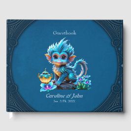Schattigee fantasieaap gastenboek