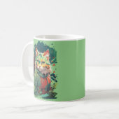 Schattigee Fantasy Color Splash Cat Design Koffiemok (Voorkant links)