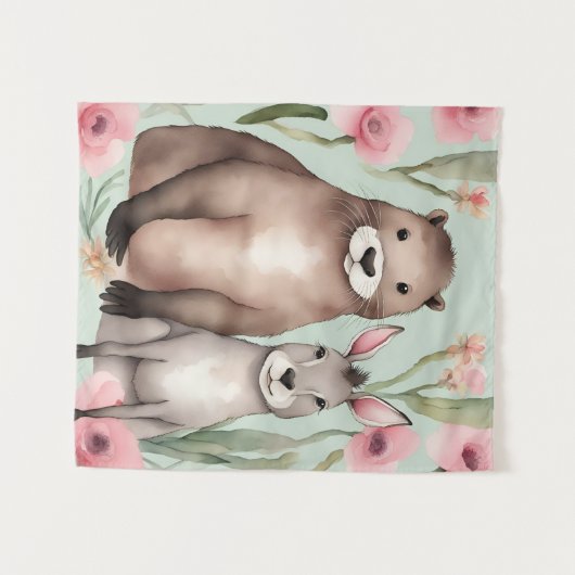 Schattigee Fantasy Critters Wandkleed (Voorkant (horizontaal))