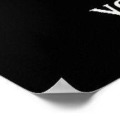 Schattigee Fantasy-eenhoornliefhebbers voegen teks Poster (Hoek)