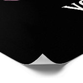 Schattigee Fantasy-eenhoornliefhebbers voegen teks Poster (Hoek)