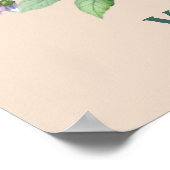 Schattigee Fantasy-eenhoornliefhebbers voegen teks Poster (Hoek)