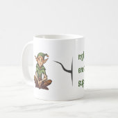 Schattigee Fantasy Elf Gen Z Quote Love Gift Emoti Koffiemok (Voorkant links)