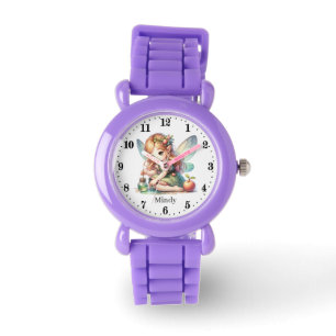 Schattigee Fantasy fee voeg naam toe Horloge