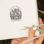 Schattigee Fantasy Princess Uit de Bibliotheek van Rubberstempel