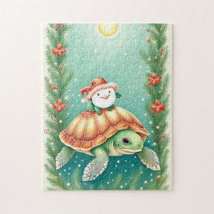 Schattigee Fantasy Turtle Legpuzzel