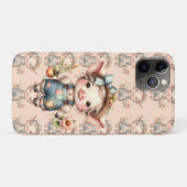 Schattigee Farmcore Pig in Overalls met Bloemen Case-Mate iPhone Case (Achterkant (horizontaal))