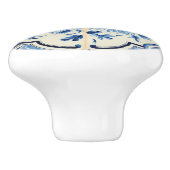 Schattigee faux tegel Portugees Keramische Knop (Zijkant)