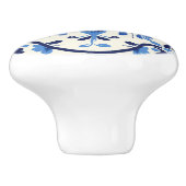 Schattigee faux tegel Portugees Keramische Knop (Zijkant)