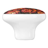 Schattigee faux-vuurtoren van gebrandschilderd gla keramische knop (Zijkant)