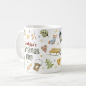 Schattigee 'favoriete dingen' Gepersonaliseerde Ke Koffiemok (Voorkant links)