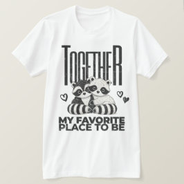 Schattigee favoriete plek om Valentijnse Shirt te 