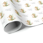 Schattigee fee eerste verjaardag cadeaupapier (Rol Hoek)