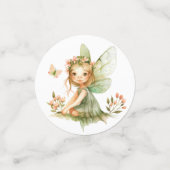 Schattigee fee eerste verjaardag confetti (Kleine voorkant)