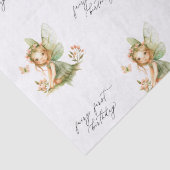 Schattigee fee eerste verjaardag tissuepapier (Detail)