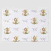 Schattigee fee eerste verjaardag tissuepapier (Voorkant)