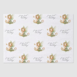 Schattigee fee eerste verjaardag tissuepapier