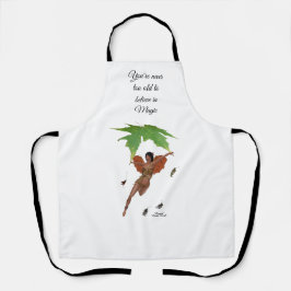 Schattigee fee met bruine vleugels Schort voor vro
