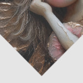 Schattigee fee met een houding decopage tissuepapier (Detail)