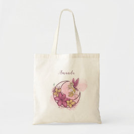 Schattigee fee op de Moon Girl Canvas tas