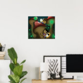 Schattigee feeën illustratie poster (Thuiskantoor)
