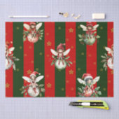 Schattigee feeën op kerstversiering tissuepapier (Craft)