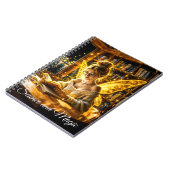 Schattigee feeëntiener die magische vonken licht l notitieboek (Linkerzijde)