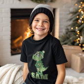 Schattigee Feestdagen T-Rex Custom Kinder T-shirt