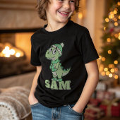 Schattigee Feestdagen T-Rex Custom Kinder T-shirt