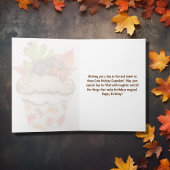 Schattigee feestelijke cupcakes Happy Thanksgiving Kaart