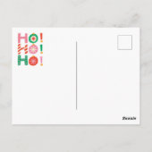 Schattigee feestelijke kabouters Vrolijk kerstfees Briefkaart (Achterkant)