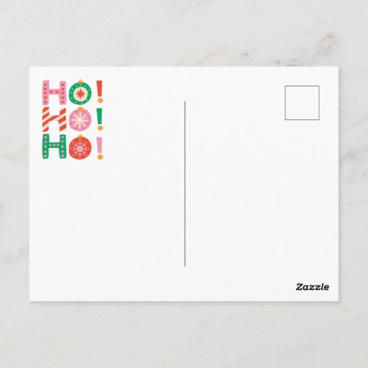 Schattigee feestelijke kabouters Vrolijk kerstfees Briefkaart (Achterkant)