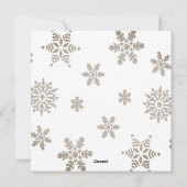 Schattigee Feestelijke Kat met een Rode Kerstmuts  Feestdagenkaart (Achterkant)