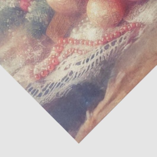 Schattigee feestelijke kerst Kittens decoupage Tissuepapier (Detail)