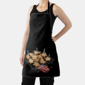 Schattigee feestelijke kerstkoekjes vakantie bakke schort (Insitu)