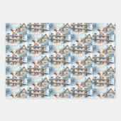 Schattigee feestelijke land Koeien kerst Inpakpapier Vel (Voorkant 2)