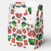 Schattigee Feestelijke Rode Kasky Kerstrendier Bedankdoosjes (Geopend)