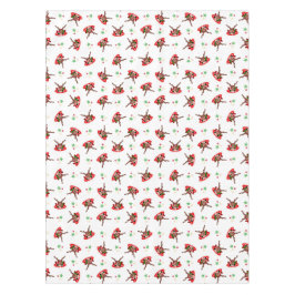 Schattigee Feestelijke Rode Kasky Kerstrendier Tafelkleed