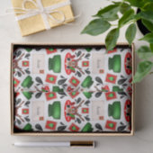 Schattigee Feestelijke Rode Kasky Kerstrendier Tissuepapier (Geschenk)