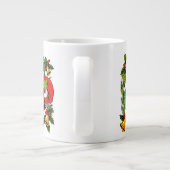 Schattigee Feestelijke  Traditionele Kerst Grote Koffiekop (Achterkant)