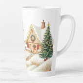 Schattigee Feestelijke  Traditionele Kerst Latte Mok (Rechts)