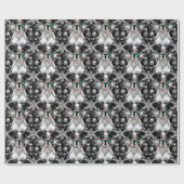 Schattigee feestelijke vakantie Pinguïn glitter sn Cadeaupapier (Vlak)