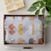 Schattigee feestkat tissuepapier (Geschenk)