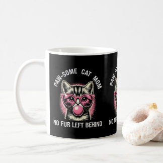 Schattigee Feline Kitty Cat Lover Gift Paw-some Ca Koffiemok
