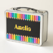 Schattigee felle regenboog kleuren potloden Kinder (Achterkant)